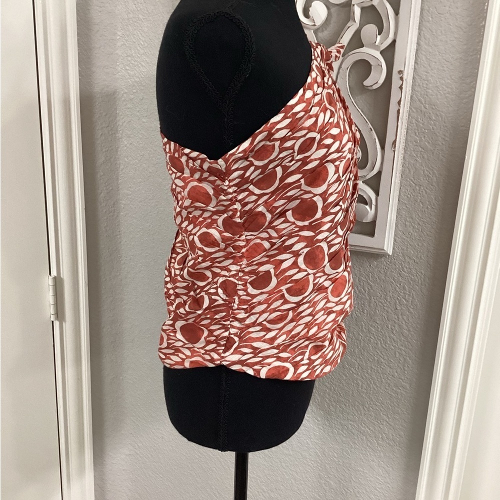 ANTHROPOLOGIE Cecelia Pettersson Boho One Shoulder Blouse Size 8 - Picture 5 of 6